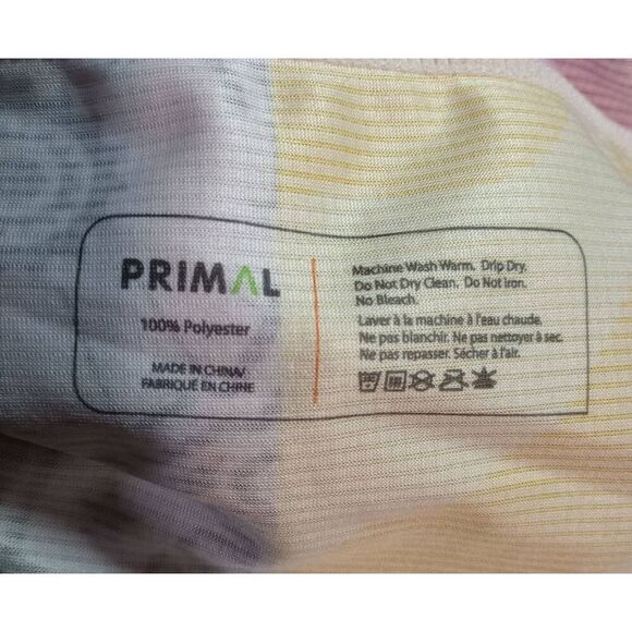 Primal Shirt Men's Large Cycle Jersey Pink White Short Sleeve - Picture 8 of 9